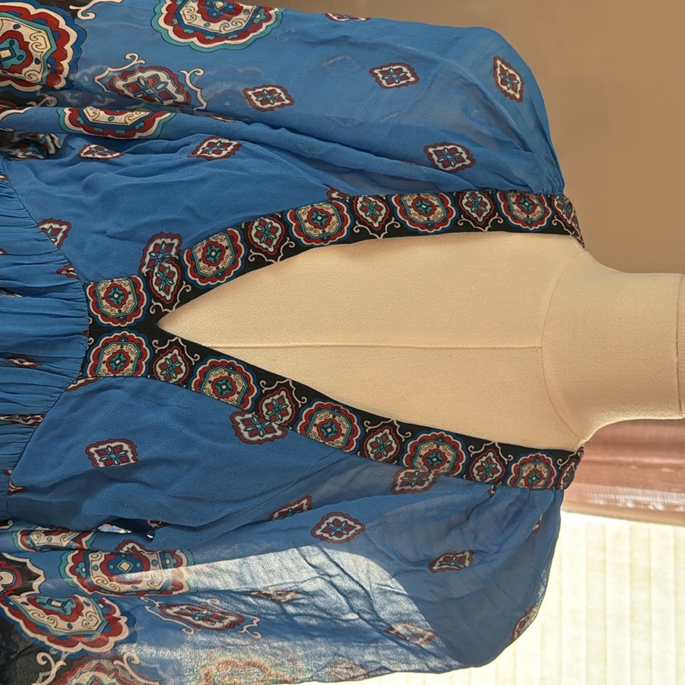 FARM Rio Blue Maxi Dress - Picture 12 of 16